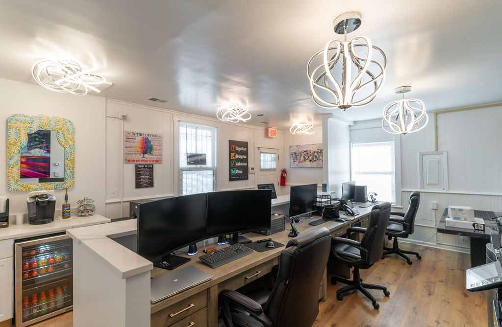 Customer lobby and design desks inside Hilson Ink, Cheltenham, MD — Upper Marlboro, MD